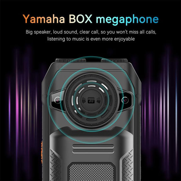 UNIWA M6000 Big Speaker Keypad Phone, 2.4 inch, Dual Flashlights, 21 Keys, SOS, FM, 4 SIM, GSM, Plug:US Plug(Green)