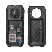 UNIWA M6000 Big Speaker Keypad Phone, 2.4 inch, Dual Flashlights, 21 Keys, SOS, FM, 4 SIM, GSM, Plug:US Plug(Black)