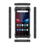 UNIWA P551 Handheld PDA Rugged Phone, 4GB+64GB, 5.5 inch Android 11 Mediatek MT6765 Helio P35 Octa Core, Network: 4G, Plug:EU Plug(Orange)