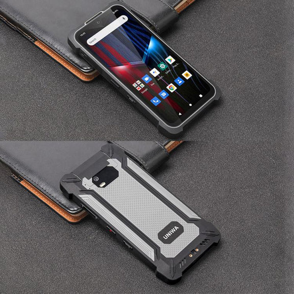 UNIWA P551 Handheld PDA Rugged Phone, 4GB+64GB, 5.5 inch Android 11 Mediatek MT6765 Helio P35 Octa Core, Network: 4G, Plug:US Plug(Grey)