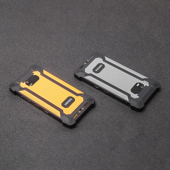 UNIWA P551 Handheld PDA Rugged Phone, 4GB+64GB, 5.5 inch Android 11 Mediatek MT6765 Helio P35 Octa Core, Network: 4G, Plug:US Plug(Orange)
