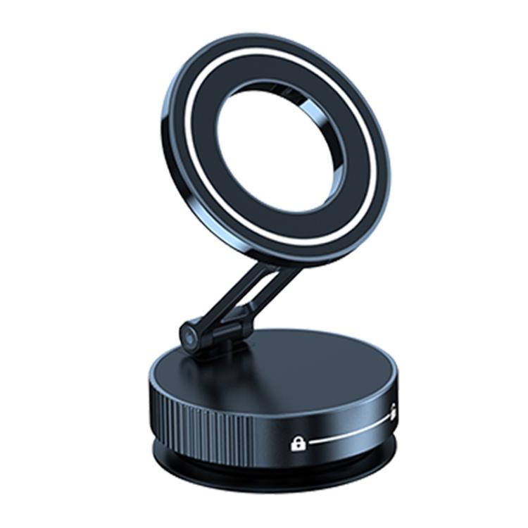 Q89 Foldable Vacuum MagSafe Magnetic Suction Cup Phone Holder(Black)