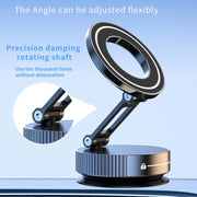 Q89 Foldable Vacuum MagSafe Magnetic Suction Cup Phone Holder(Black)
