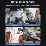 Q12 Foldable Vacuum MagSafe Magnetic Suction Cup Phone Holder(Black)