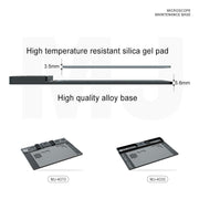 Mijing Fixed Rod Diameter 32mm Universal Microscope Aluminum Alloy Big Base, Mold:MJ-4030