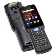 UNIWA V350 Handheld Rugged 2D Barcode Scanner, 4GB+64GB, 3.5 inch Android 12 Mediatek MT6761 Quad Core, T9 Keyboard, NFC, Network: 4G, Plug:US Plug(Black)