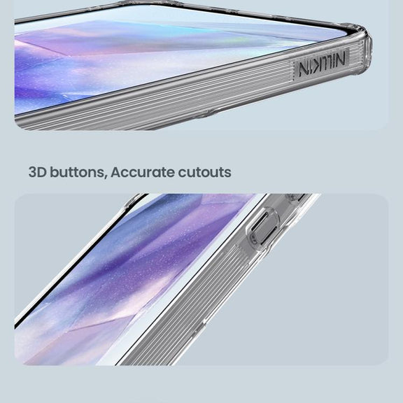 For Samsung Galaxy A56 5G NILLKIN PC + TPU Phone Case(Transparent)