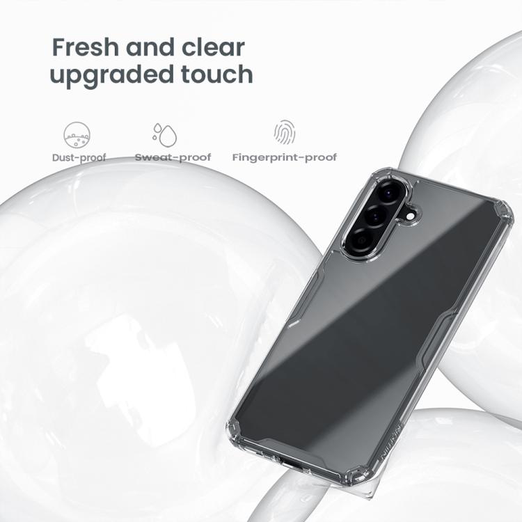 For Samsung Galaxy A56 5G NILLKIN PC + TPU Phone Case(Transparent)
