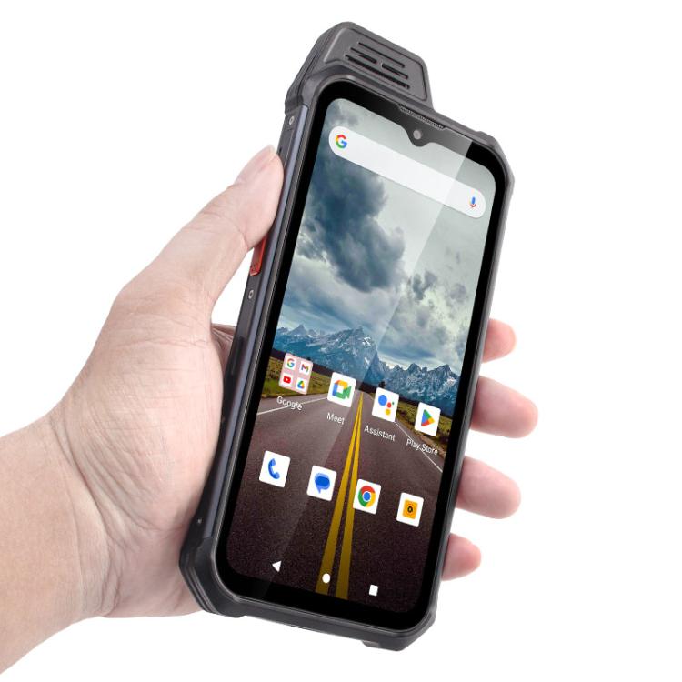 UNIWA W999 Rugged Phone, 8GB+128GB, 6.3 inch Android 13 Mediatek MT6789 Helio G99 Octa Core, NFC, Network: 4G, Plug:EU Plug(Black)