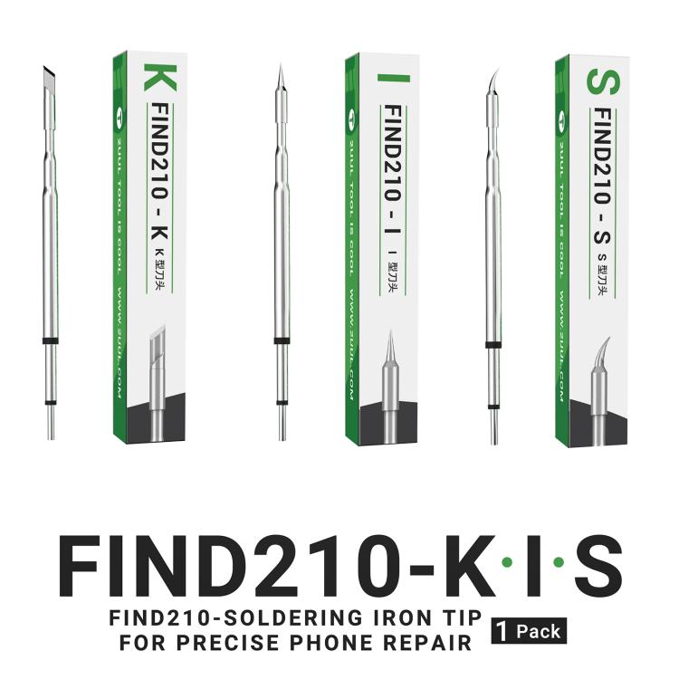 2uul Soldering Iron Tips for Most C210 Soldering Station, Model:FD12 K
