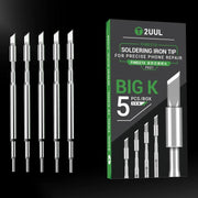 2uul 5 in 1 FD21 Big-K Soldering Iron Tips for Most C210 Soldering Station
