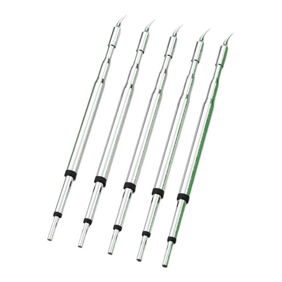 2uul 5 in 1 Soldering Iron Tips for Most C210 Soldering Station, Model:FD24 S