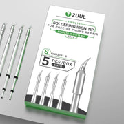2uul 5 in 1 Soldering Iron Tips for Most C210 Soldering Station, Model:FD24 S