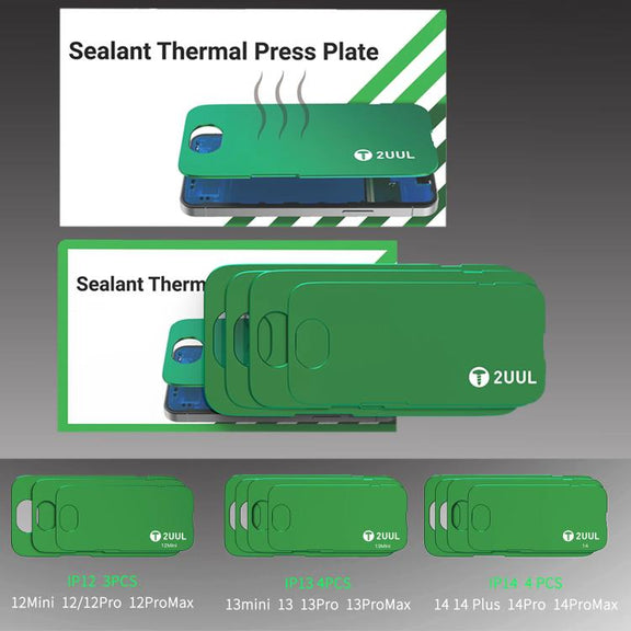 For iPhone 13 Series 2uul Water-resistant Adhesive Thermally Conductive Platens