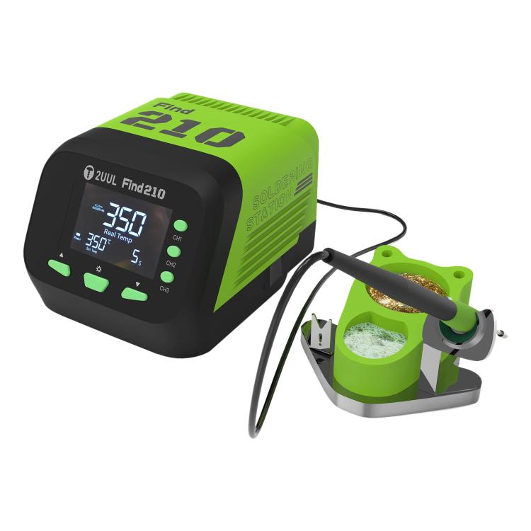 2uul FD01 Find210 60W High-Power AC Transformer Soldering Station, Plug:US Plug