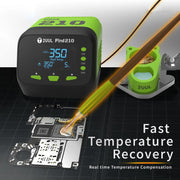 2uul FD01 Find210 60W High-Power AC Transformer Soldering Station, Plug:EU Plug