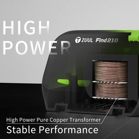 2uul FD01 Find210 60W High-Power AC Transformer Soldering Station, Plug:EU Plug