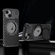 For iPhone 14 R-JUST RJ-64 Aromatherapy Heat Dissipation MagSafe Phone Case with Stand(Black) - free shipping - PMc TechLife - Order now!