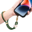 DUX DUCIS Garden Series Begonia Pattern Adjustable Short Phone Lanyard(Army Green) - Lanyards & Wrist Straps by DUX DUCIS | Online Shopping South Africa | PMc TechLife | Buy Now Pay Later Mobicred