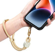 DUX DUCIS Garden Series Broken Ice Pattern Adjustable Short Phone Lanyard(Glaze Yellow) - Lanyards & Wrist Straps by DUX DUCIS | Online Shopping South Africa | PMc TechLife | Buy Now Pay Later Mobicred