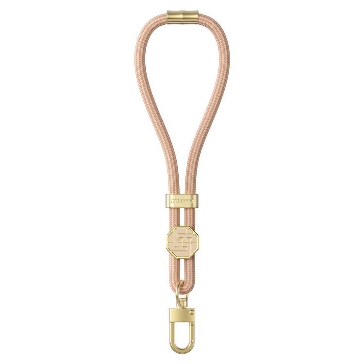 DUX DUCIS Garden Series Swastika Pattern Adjustable Short Phone Lanyard(Amber Color)