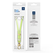 DUX DUCIS Garden Series Tile Pattern Adjustable Short Phone Lanyard(Green Yellow)