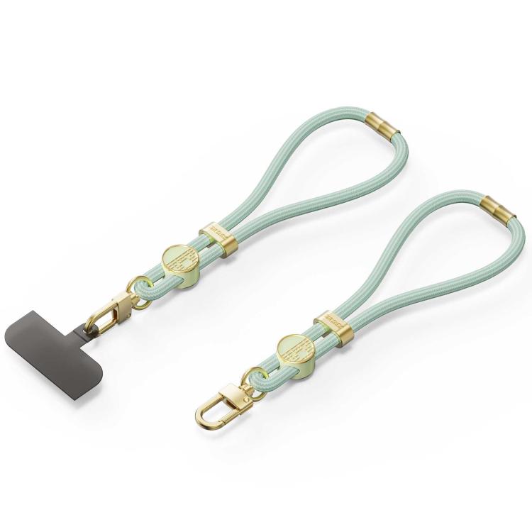 DUX DUCIS Garden Series Tile Pattern Adjustable Short Phone Lanyard(Light Green)
