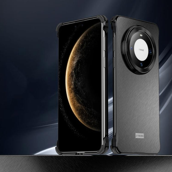 For Huawei Mate 60 Micro Frosted Metal Phone Case(Black)