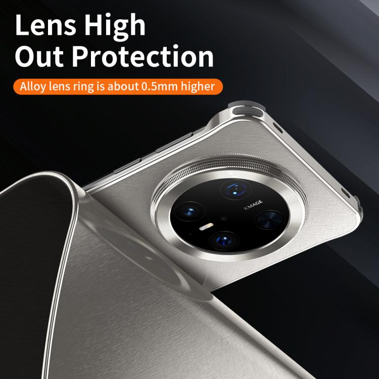 For Huawei Mate 60 Pro Micro Frosted Metal Phone Case(Green)