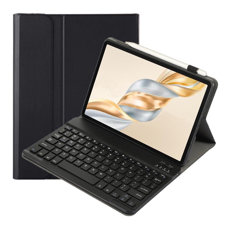 For Honor Pad X9 Pro 11.5 AH28 Ultra-thin Detachable Bluetooth Keyboard Leather Tablet Case(Black)