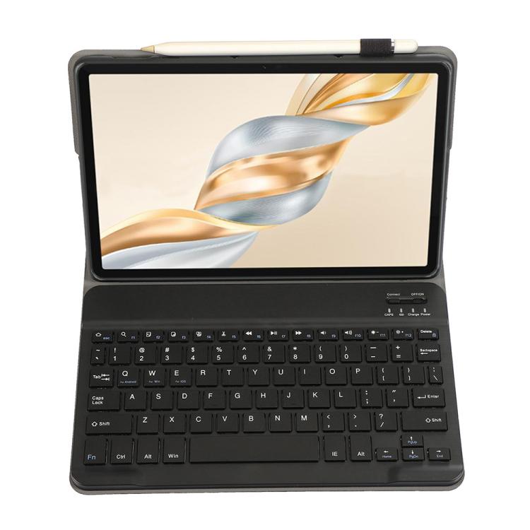 For Honor Pad X9 Pro 11.5 AH28 Ultra-thin Detachable Bluetooth Keyboard Leather Tablet Case(Black)