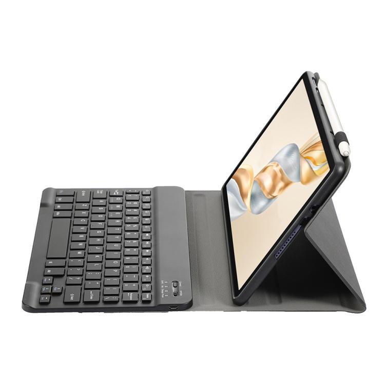 For Honor Pad X9 Pro 11.5 AH28 Ultra-thin Detachable Bluetooth Keyboard Leather Tablet Case(Black)