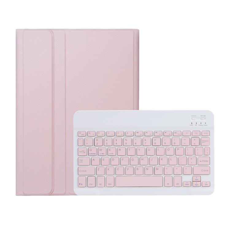 For Honor Pad X9 Pro 11.5 AH28 Ultra-thin Detachable Bluetooth Keyboard Leather Tablet Case(Pink White)