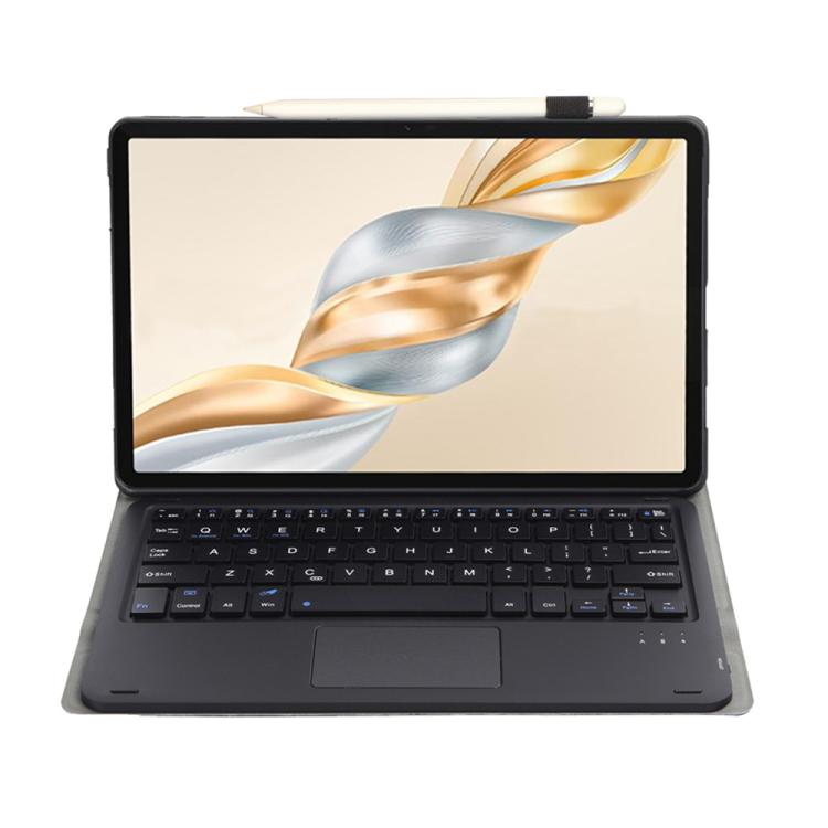 For Honor Pad X9 Pro 11.5 AH28-A Ultra-thin Detachable Bluetooth Keyboard Leather Tablet Case with Touchpad(Black)