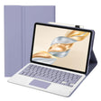 For Honor Pad X9 Pro 11.5 AH28-A Ultra-thin Detachable Bluetooth Keyboard Leather Tablet Case with Touchpad(Lavender White) - Others Keyboard by PMC TechLife | Online Shopping South Africa | PMC TechLife | Buy Now Pay Later Mobicred