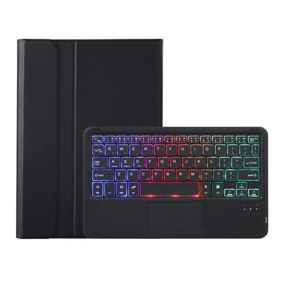 For Honor Pad X9 Pro 11.5 AH28-AS Ultra-thin Detachable Backlight Bluetooth Keyboard Leather Tablet Case with Touchpad(Black)