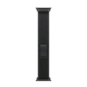 For Apple Watch 46mm / 49mm / 45mm / 44mm Trail Loop Nylon Watch Band(Black + Black Titanium Finish)