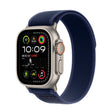 For Apple Watch 42mm / 41mm / 40mm / 38mm Trail Loop Nylon Watch Band(Blue + Natural Titanium Finish) - free shipping - PMc TechLife - Order now!