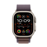 For Apple Watch 42mm / 41mm / 40mm / 38mm Alpine Loop Nylon Watch Band(Indigo Silver Buckle)