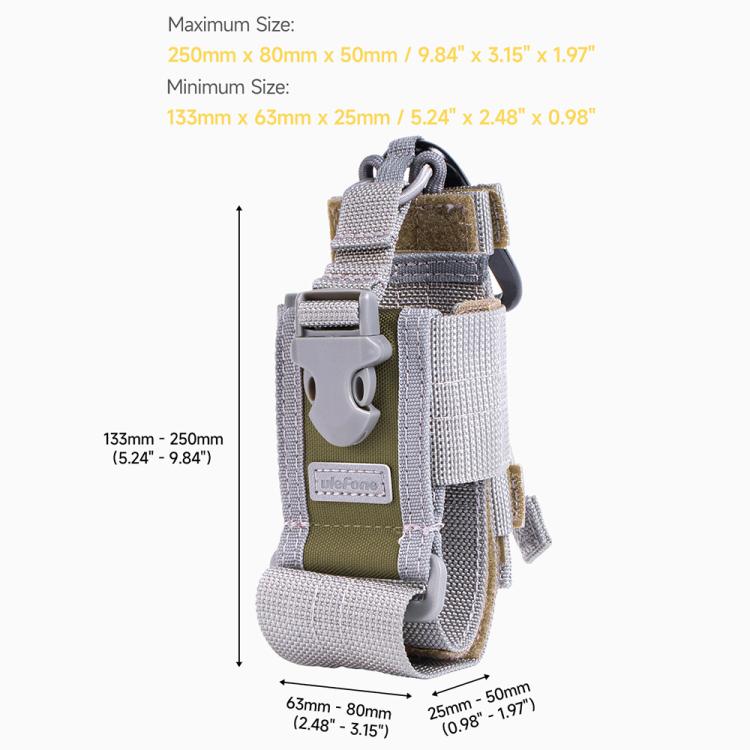 Ulefone Armor Holster Multi-Purpose Phone Pouch Waist Bag(Grey)