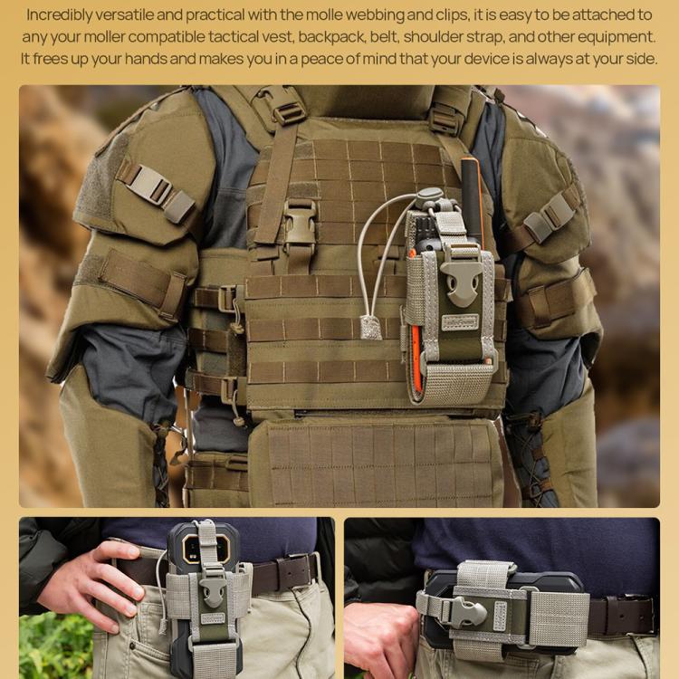 Ulefone Armor Holster Multi-Purpose Phone Pouch Waist Bag(Grey)