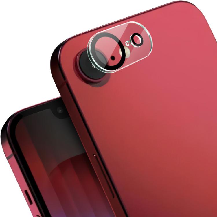 For iPhone 16e IMAK High Definition Integrated Rear Camera Glass Lens Film, Black Eye Design