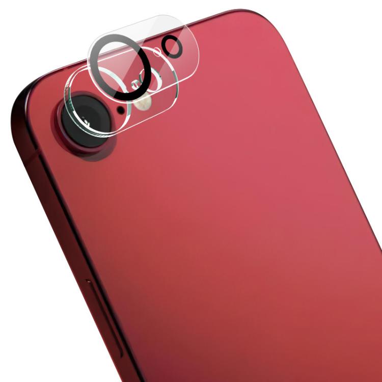 For iPhone 16e IMAK High Definition Integrated Rear Camera Glass Lens Film, Black Eye Design