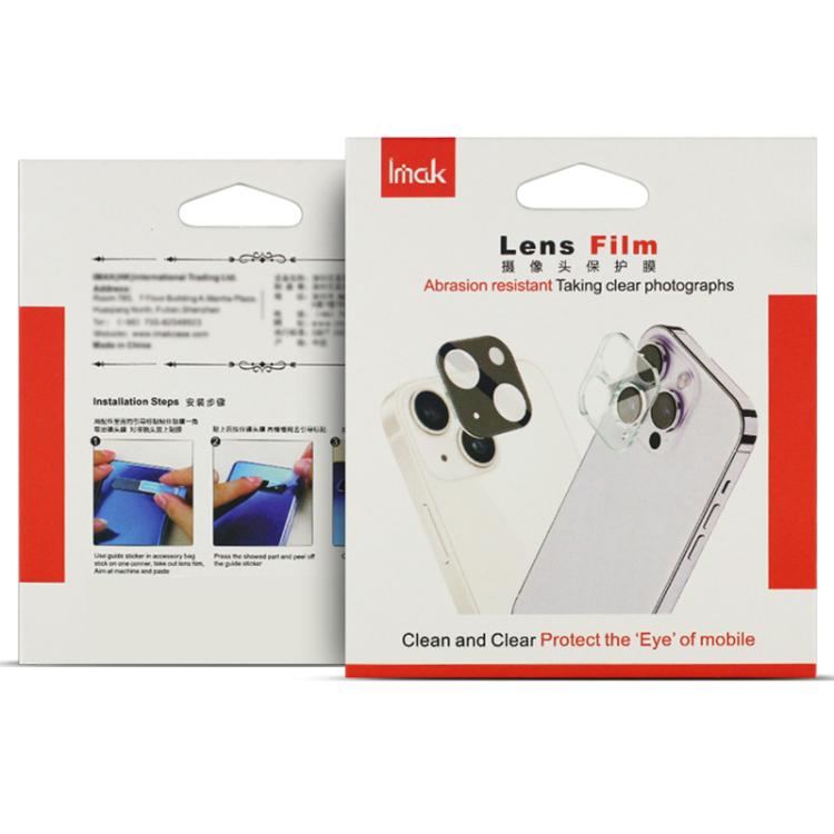 For iPhone 16e IMAK High Definition Integrated Rear Camera Glass Lens Film, Black Eye Design