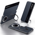 For Huawei Mate 70 SULADA Smart View Window MagSafe Magnetic Holder Leather Phone Case(Blue) - free shipping - PMC TechLife - Order now!