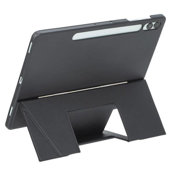 For Samsung Galaxy Tab S10+ / S9 FE+ / S9+ Holder Floating Detachable Backlight Keyboard Tablet Leather Case with Touchpad(Black)