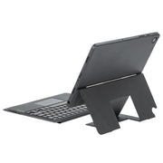 For Samsung Galaxy Tab A9+ Holder Floating Detachable Backlight Keyboard Tablet Leather Case with Touchpad(Black)