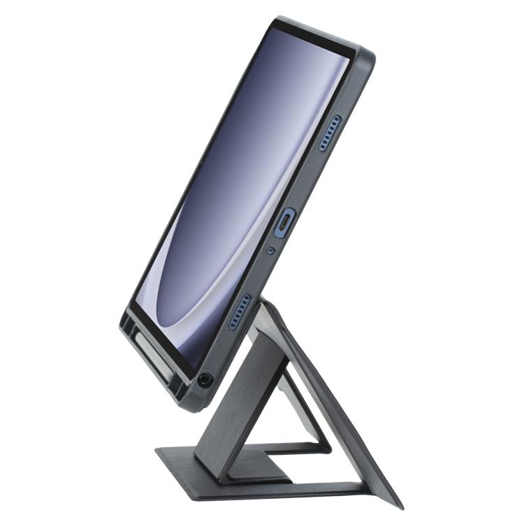 For Samsung Galaxy Tab A9+ Holder Floating Detachable Backlight Keyboard Tablet Leather Case with Touchpad(Black)