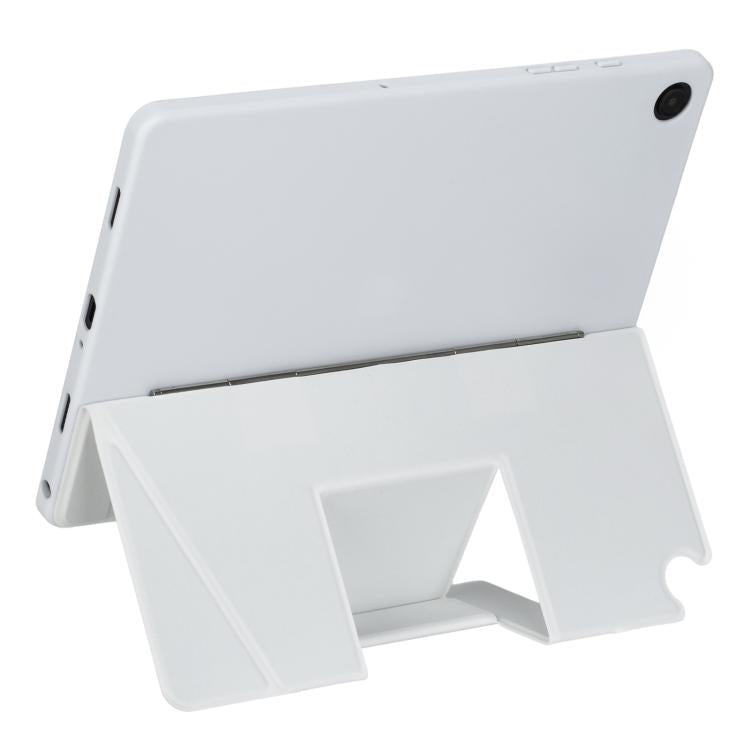 For Samsung Galaxy Tab A9+ Holder Floating Detachable Backlight Keyboard Tablet Leather Case with Touchpad(White)