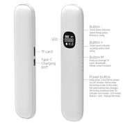 BLD07 Bone Conduction Bluetooth 5.4  Sleep Speaker(White)